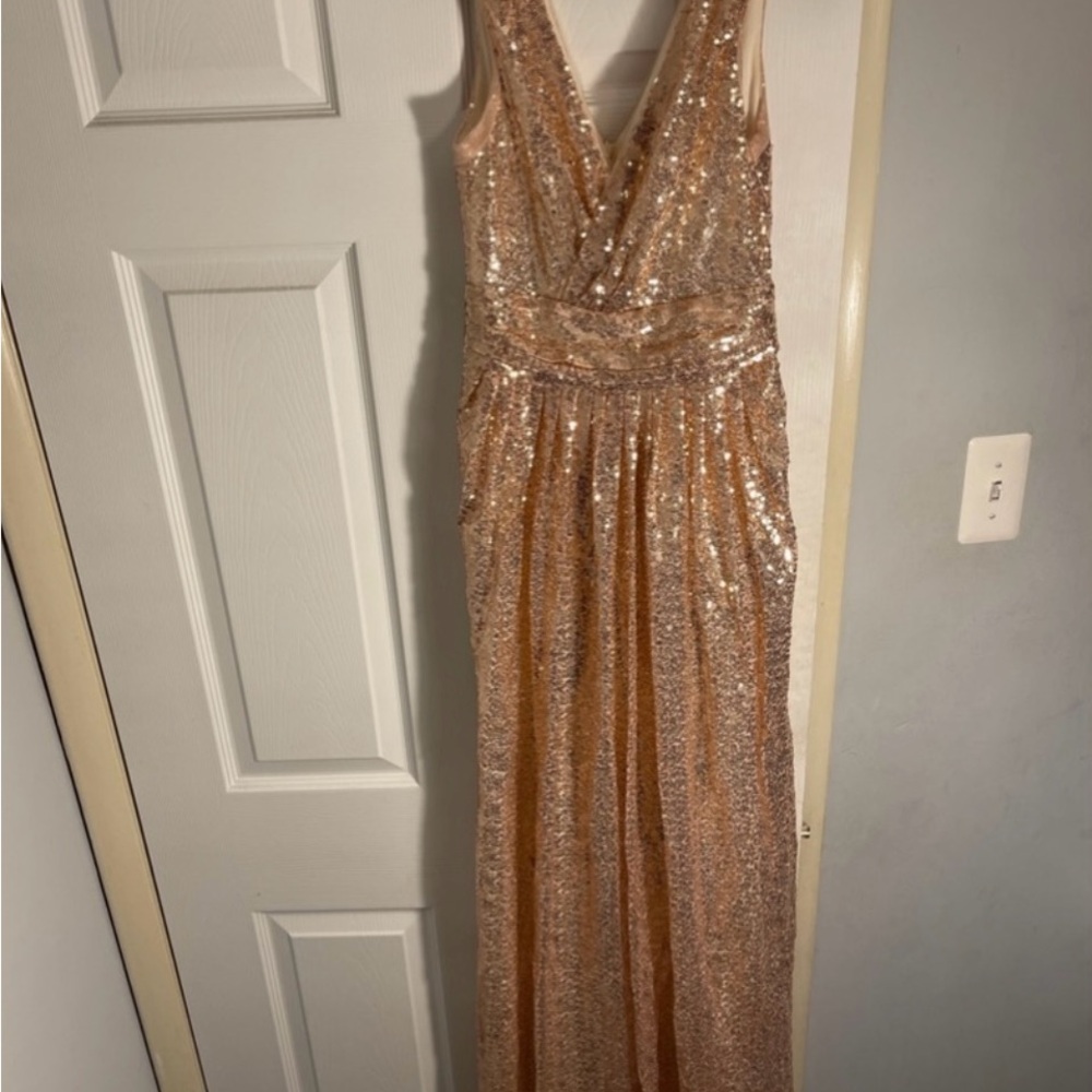 Amazon Sequin Gold Wedding Dress